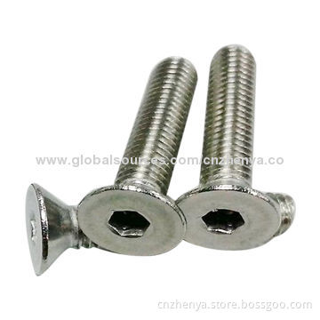Hex Socket CSK Head Machine Screws with CE MarkNew